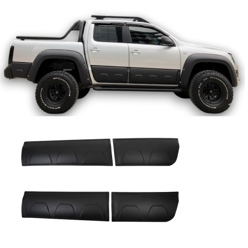 Πλαϊνά προστατευτικά τριμ θυρών για VW Amarok Mk1 (2H) Πλαϊνά προστατευτικά τριμ θυρών για VW Amarok Mk1 (2H)