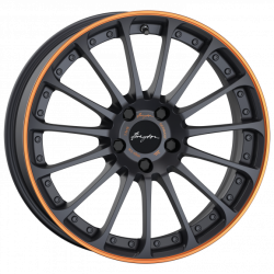 Breyton Magic CW | Matt Grey Orange Anodized Lip