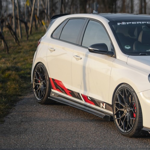 Επεκτάσεις πλαϊνών μαρσπιέ EVO-1 της ZAERO Design για Hyundai i30N (PD)