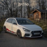 Επεκτάσεις πλαϊνών μαρσπιέ EVO-1 της ZAERO Design για Hyundai i30N (PD)